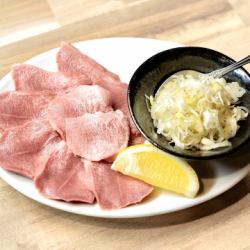青蔥和牛舌碎