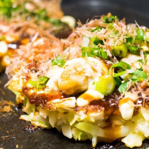 ★ Kansai-style okonomiyaki of snow rise Features ★