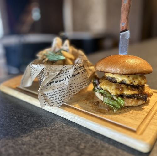 ハンバーガーランチセット
