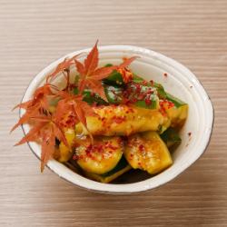 Boiled quail eggs/pounded cucumber/yam namul/homemade deep-fried tofu