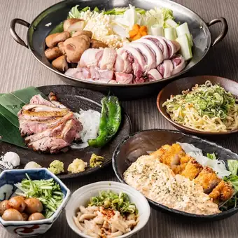【2時間飲み放題付き】★贅沢鴨鍋コース-京鴨鍋-　全6品★8000円（税込）