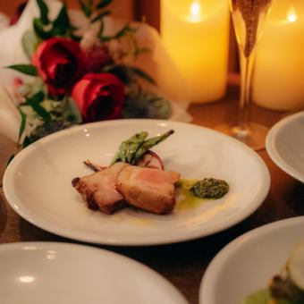 【記念日にオススメ】アニバーサリープラン　おひとり様4,500円（税込）