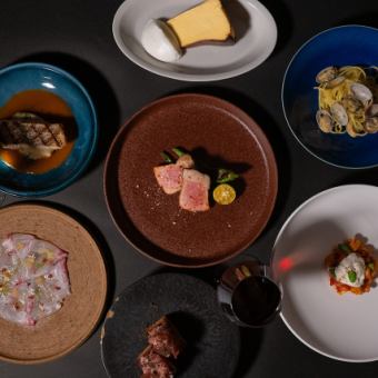 【選べる全5品】シェアディナーコース おひとり様4,300円（税込）