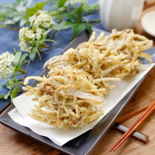 Shredded burdock tempura
