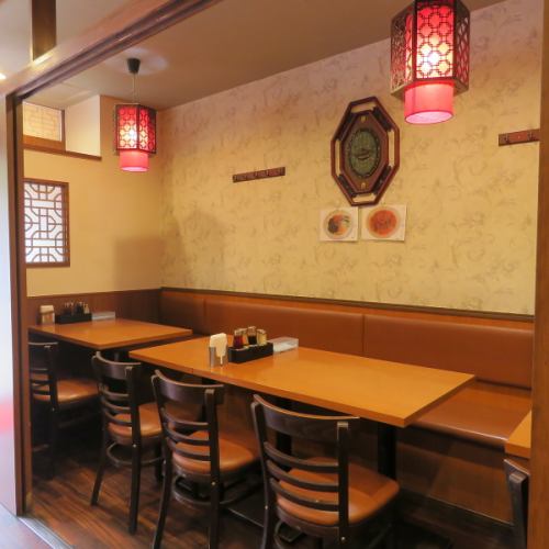 清潔感のある店内