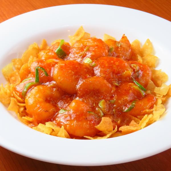 海老のチリソース炒め
