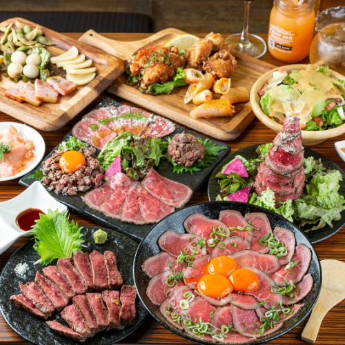 肉！肉！肉！限时供应无限畅饮的“特别满腹套餐”5,500日元⇒5,000日元