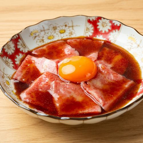 Grilled Japanese Black Beef Yukhoe from Meat Sauce Shop