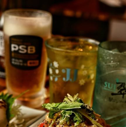 週末【飲み放題90分】グラス交換制★1650円(税込)《1名様～当日予約OK!!》