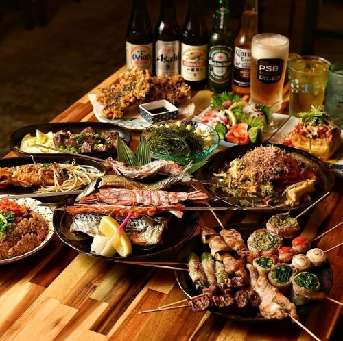 《沖縄料理で宴会》観光・旅行・出張のお客様も大歓迎！