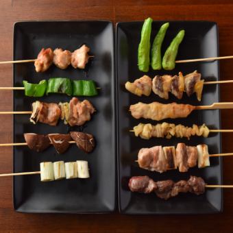 [Luxury Kiwami] All-you-can-eat 35 luxurious authentic yakitori dishes for 2 hours [1780 yen excluding tax/1958 yen including tax]