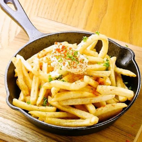 potato fries anchovy butter