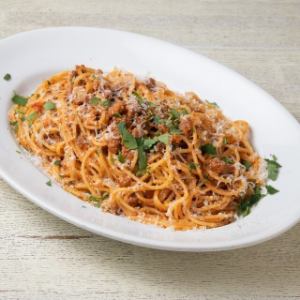 Yonezawa pork bologna style meat sauce spaghetti