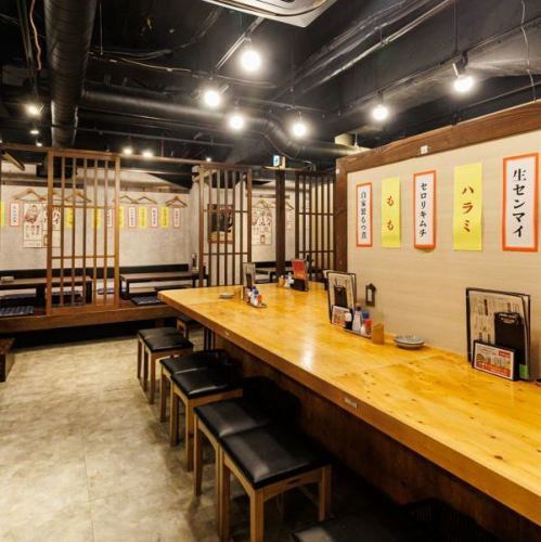 We accept reservations for private use for 50 to 70 people!