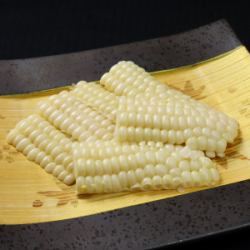 White corn sashimi