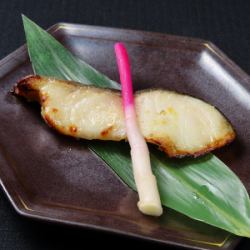 Premium fish: grilled silver cod in saikyo miso