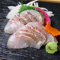 Red sea bream sashimi