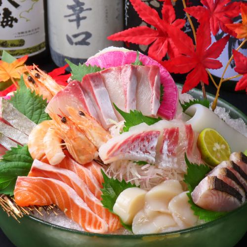 Enjoy the freshest sashimi