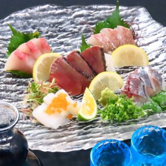 月ー木曜限定【刺身付き】乾杯瓶ビール付き！おすすめコース【宴やコース】５０００円（税込）