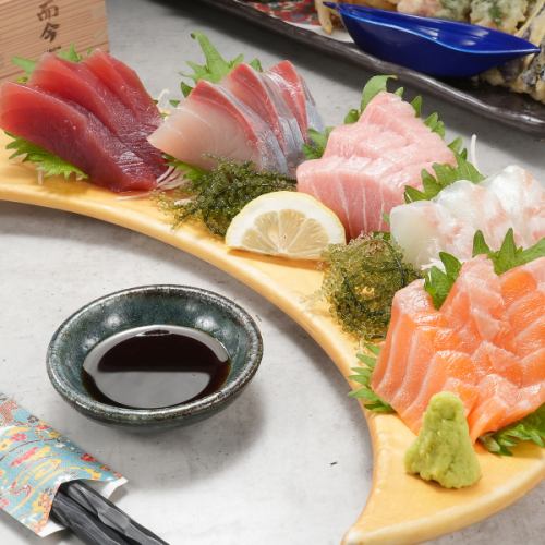 本日の鮮魚盛り合わせ