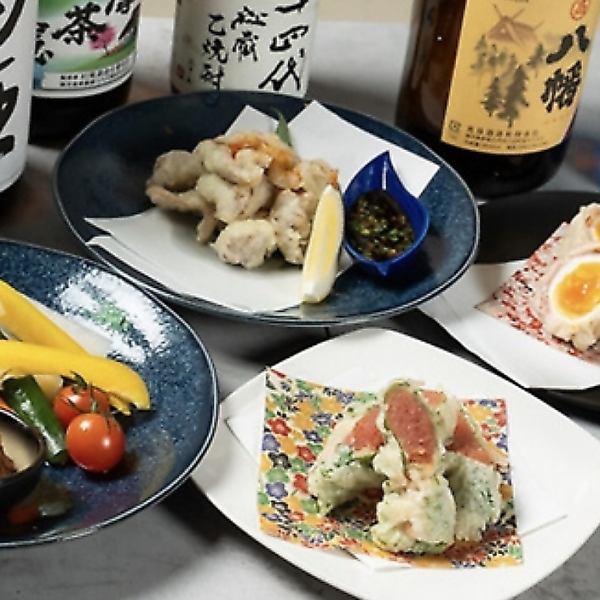 【宴会コース】全7品 5500円(税込)+2.5時間飲み放題付/仕事帰りの乾杯やご宴会におすすめ