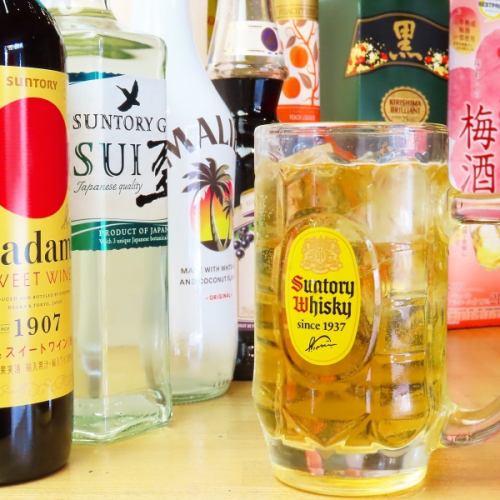 コスパ最強！600円（税込）～台から楽しめる単品飲み放題