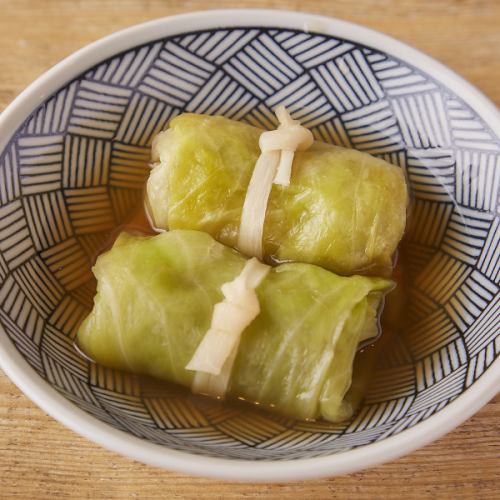 Cabbage rolls.