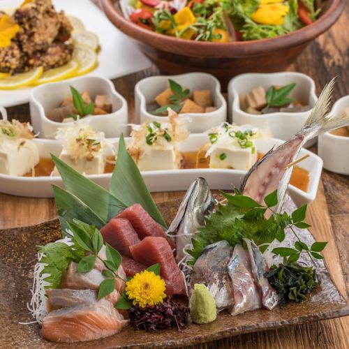 《Celery.Easy course: Enjoy a casual banquet with friends ◎ Includes 120 minutes of all-you-can-drink.7 dishes included 3,500 yen