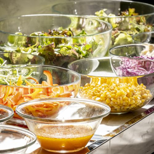 Salad buffet also available