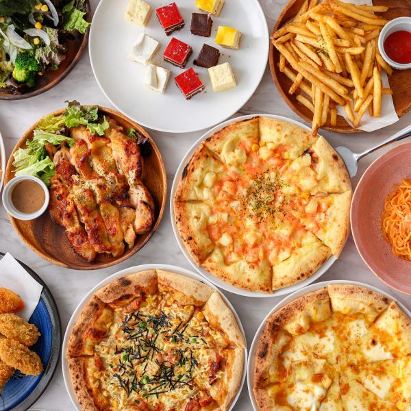 【輕鬆派對套餐】包含2小時無限暢飲自助餐★含沙拉和甜點自助餐,適合休閒派對♪