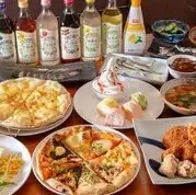【ピザバイキング】ピザ・パスタなど料理60種ドリンク200種食べ飲み放題2H制【2980円税別】