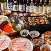 【ピザバイキング付】刺身・タコパ・しゃぶ料理110種ドリンク200種食飲み放題2H製【4480円税別】