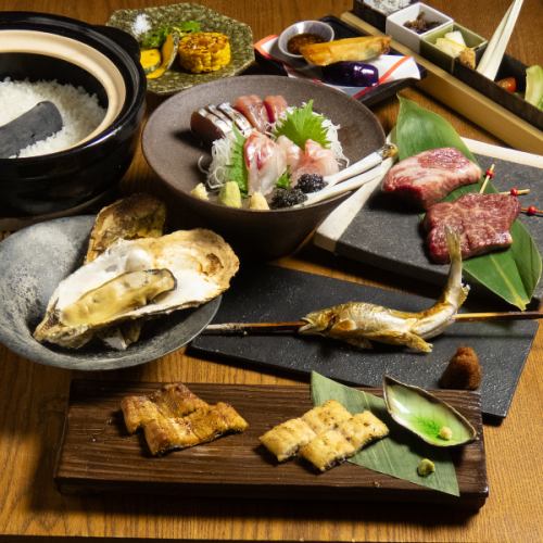 新鮮な魚介を贅沢に使用