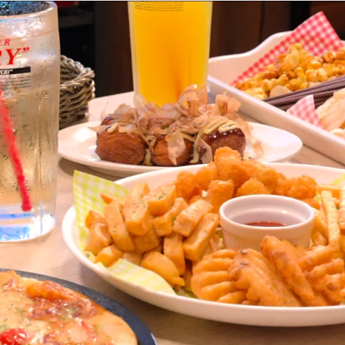 種類豊富ドリンクメニュー