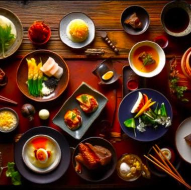 「HOT PEPPERh限定プラン 」 時間無制限の飲み放題付きフルコース6000円が5100円で提供致します