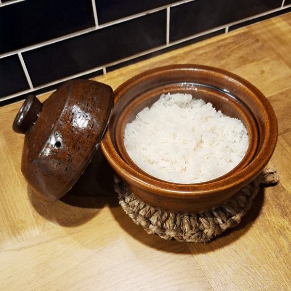 小田北条米使用◎ふっくら炊きあげた土鍋ご飯