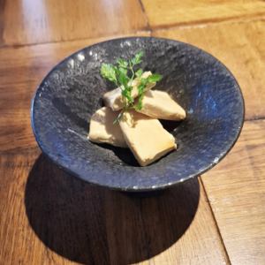 Cream cheese marinated in garlic and soy sauce