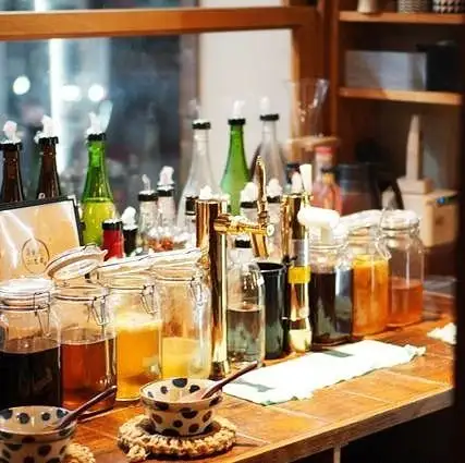 茨城県のお酒を多数ご用意!!自家製のドリンクも数種類取扱いあり!!飲み放題がお得。