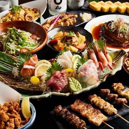『山海-さんかい-コース』串焼き食べ放題含10品 3時間飲み放題付 7000円⇒6000円
