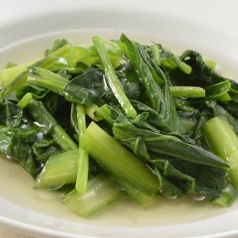 炒兩種國產蔬菜～湯式～