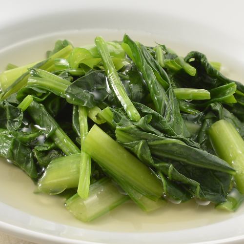 炒兩種國產蔬菜～湯式～