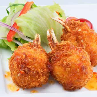 奶油炸蟹爪～佐辣椒醬～