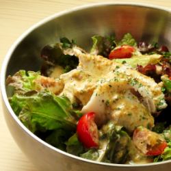 Cold pork belly salad