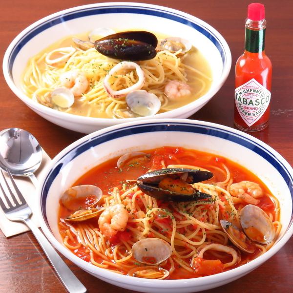 【こだわり食材を楽しむスープスパゲティ】こだわりの麺と新鮮な食材を使ったスープスパゲティ1390円(税込)