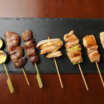 厳選おまかせ串焼き（7本）　