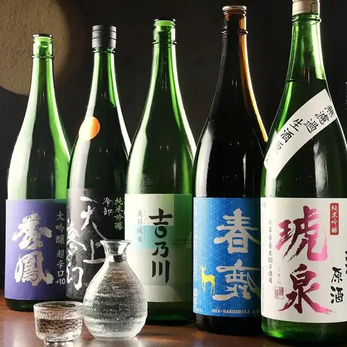 厳選した日本酒もご堪能◎