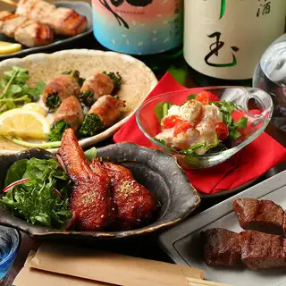【120分飲み放題付】★tenten《お気軽宴会コース》4000円<クーポン利用で500円OFF>