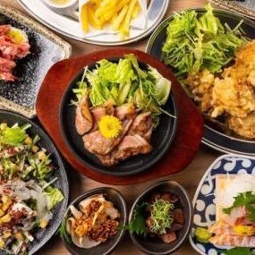 【肉三昧６０００円コース】大満足180分飲み放題◆豪華絢爛！接待利用にも♪全１０品
