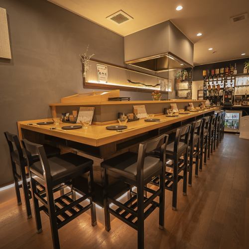 落ち着いた雰囲気の店内♪