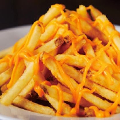 French fries with lots of cheese